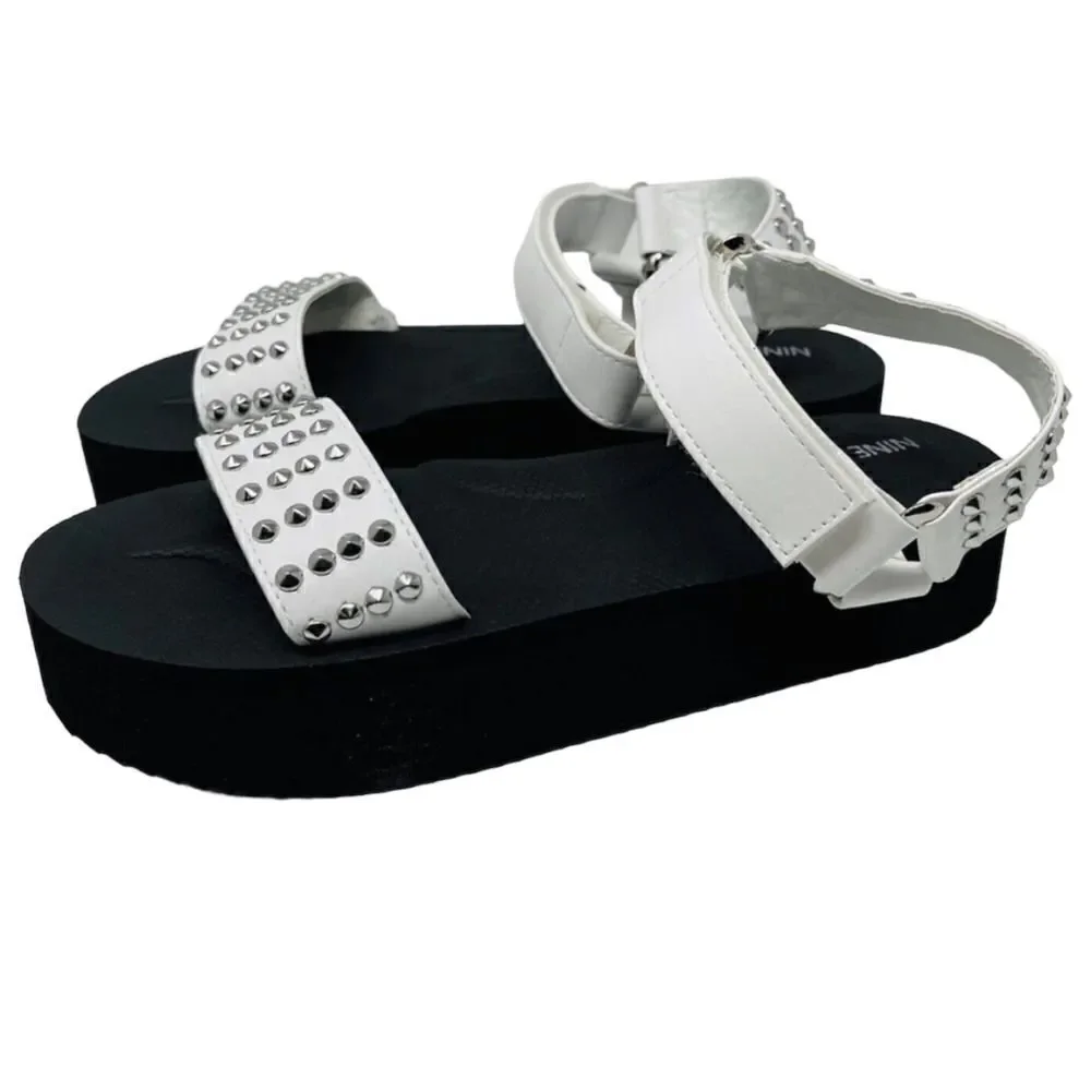Nine West Studded Sport Sandals Size 8